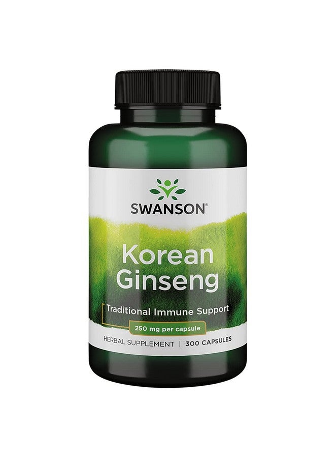 SWANSON جنسينغ كوري 250 ملليجرام 300 كبسولة - Image 2