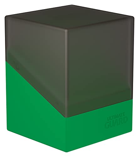 Ultimate Guard Boulder Synergy 100 Deck Case for 100 DoubleSleeved TCG Cards BlackGreen Secure Durable Storage for Trading Card Games - Image 1
