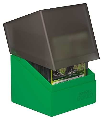 Ultimate Guard Boulder Synergy 100 Deck Case for 100 DoubleSleeved TCG Cards BlackGreen Secure Durable Storage for Trading Card Games - Image 5