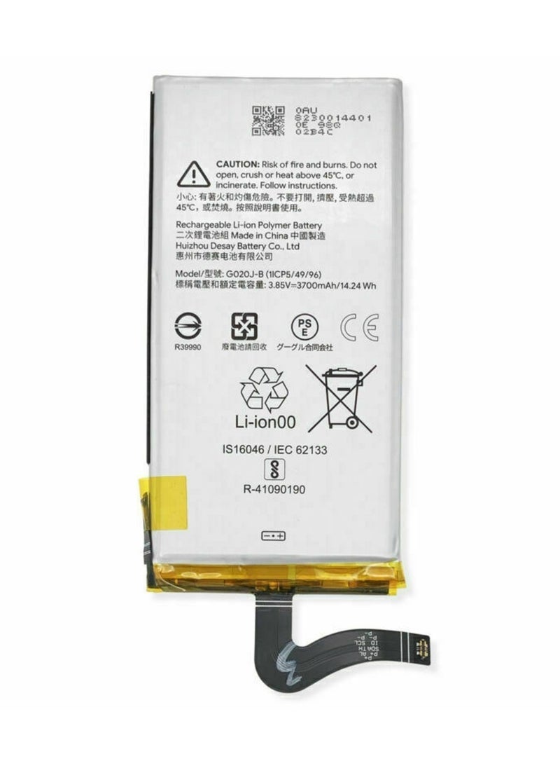 MUNTAQI Replacement Battery for Google Pixel 4 â€“ 2800mAh Li-ion Battery â€“ High-Quality Replacement, Long-Lasting Power, Easy Installation, Compatible with Google Pixel 4 (G020I), Restore Battery Life, Reliable Performance - Image 1