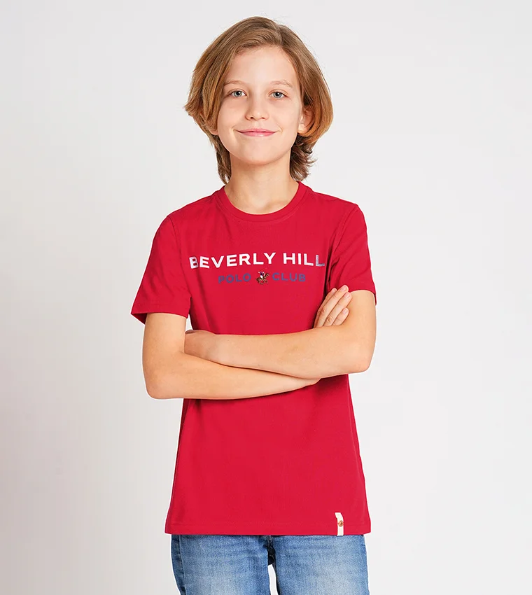 BEVERLY HILLS POLO CLUB Printed Short Sleeves T-Shirt