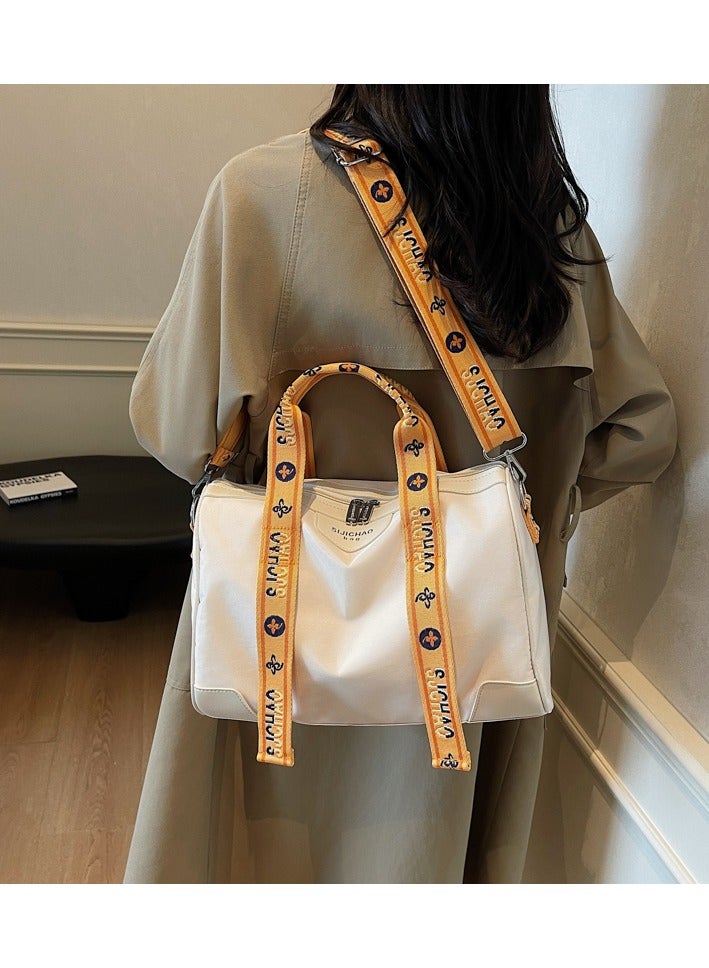 lebonaer commuter tote bag high-quality texture large capacity contrast color one-shoulder underarm bag trendy - Image 3