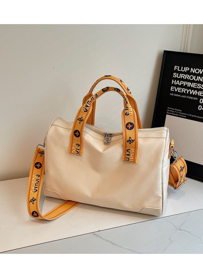 lebonaer commuter tote bag high-quality texture large capacity contrast color one-shoulder underarm bag trendy - Image 5