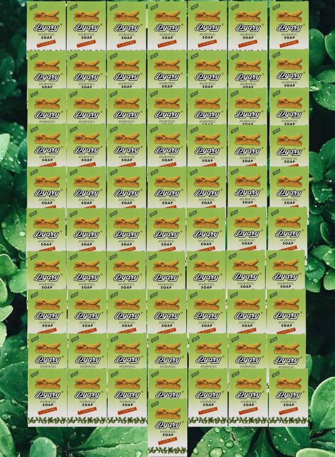 بياري 71 قطع صابون آيورفيدي كركم