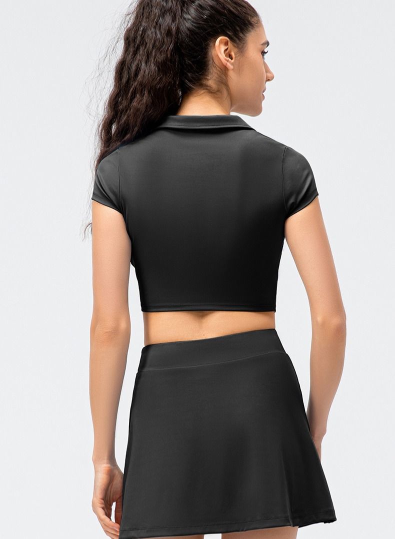Loquat Leisure sport short sleeve yoga fitness two suits - Image 2
