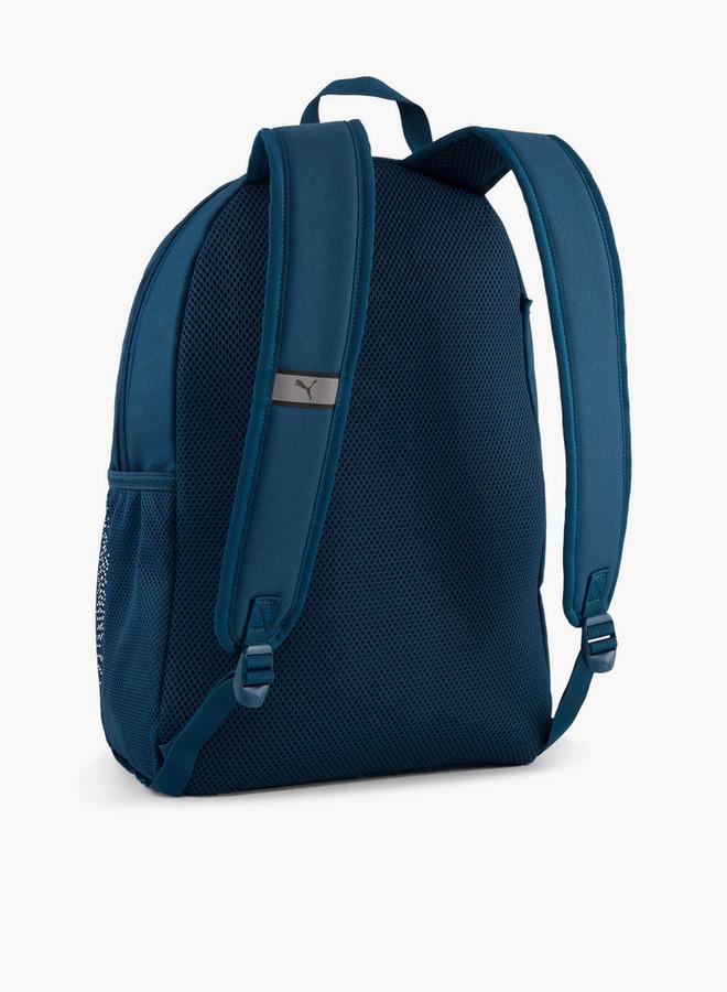 PUMA Logo Print Backpack For Boys 8-13 Years With Pencil Pouch - Image 3
