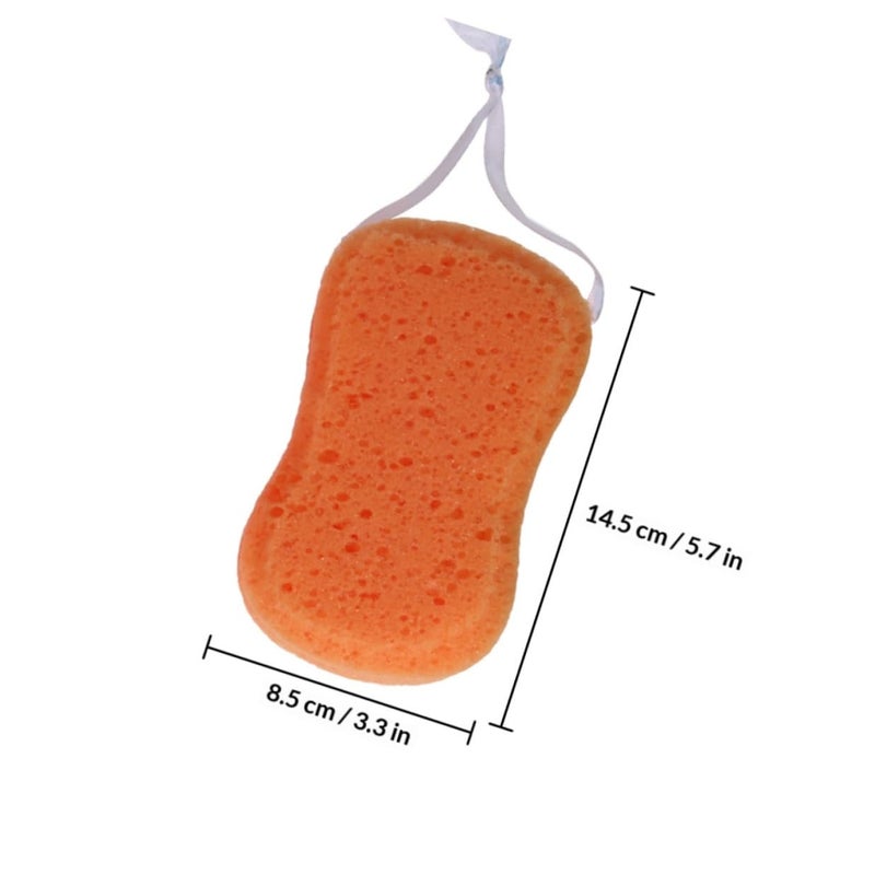 4Pcs Natural Sponge Body Scrubber Soft Exfoliating Bath Sponges Random Colors - Image 3