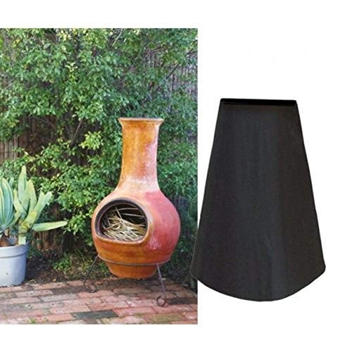 HERSENT Outdoor Patio Chiminea Cover Waterproof Protective Chimney Fire Pit Heater Cover for Outdoor Garden Backyard HZC69 - Image 1