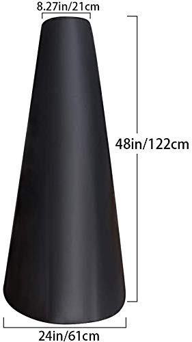 HERSENT Outdoor Patio Chiminea Cover Waterproof Protective Chimney Fire Pit Heater Cover for Outdoor Garden Backyard HZC69 - Image 2