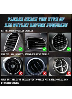 Generic 4m Car Interior Air Conditioner AC Vent Outlet Covers Decorative Strip (Silver)  - Image 2