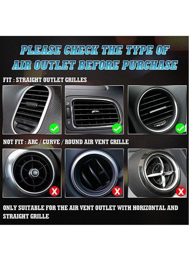 Generic 4m Car Interior Air Conditioner AC Vent Outlet Covers Decorative Strip (Silver)  - Image 2