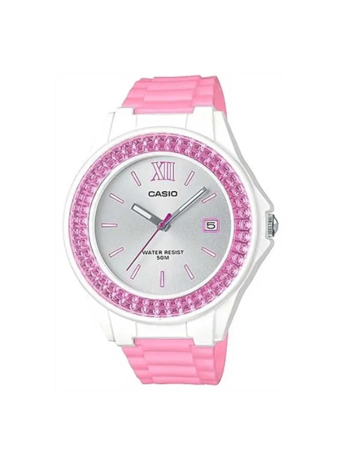 Casio  Analog LX-500H-4E3VDF Silver Dial Resin Strap Women's Watch - Image 1