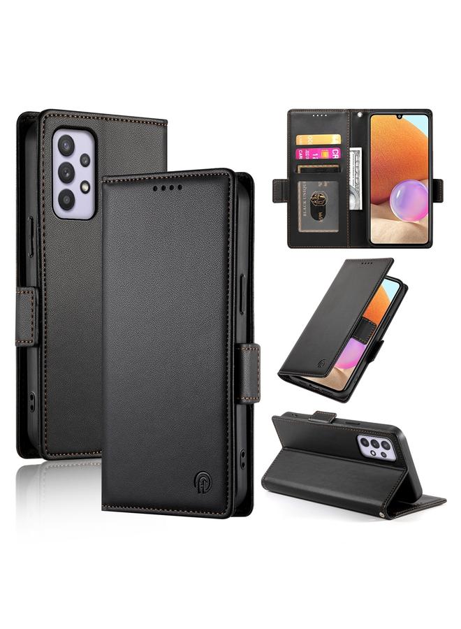 erorex Case For Samsung Galaxy A32 4G Side Buckle Magnetic Frosted Leather Phone Case - Image 1