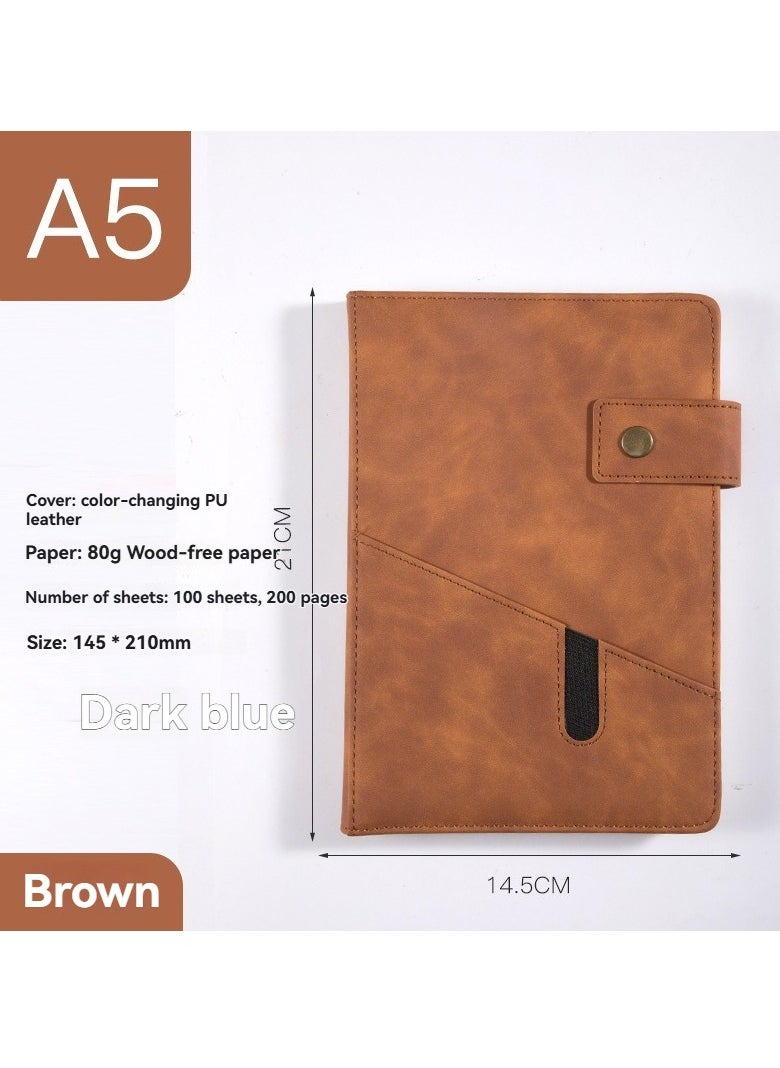 M MIAOYAN - Classic brown ruled notebook, journals are elegant, quality crafted books available at a surprisingly competive price and quality. A huge choice for everyday use, provides plenty of space for notes, lists, musings, and more. And each notebook will give away a luxury pen, this is one of our best journal pens gifts - Image 1