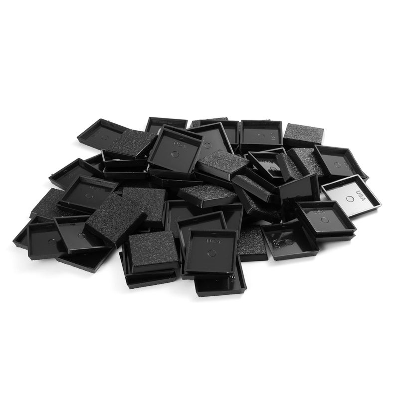 EasyPegs 25mm Textured Plastic Square Bases or 098inch Wargames Table Top Games 100 Count - Image 3