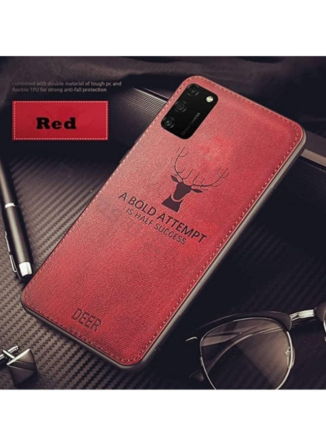 Soft Texture Digital Patterned TPU Cloth, Dirt-Resistant, Antishock, Anti-Fingerprint, Full Body Protective Case for iPhone 11 Pro (Red)