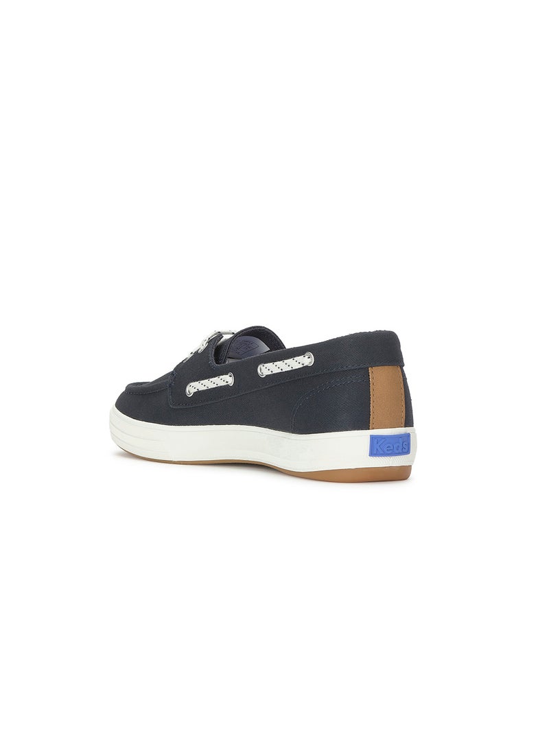 Keds Women's Center III Boat Shoe Loafer – BlissArch Support, Slip-On Casual Moccasin Navy - Image 4