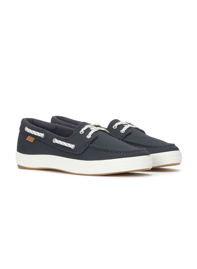 Keds Women's Center III Boat Shoe Loafer – BlissArch Support, Slip-On Casual Moccasin Navy - Image 5