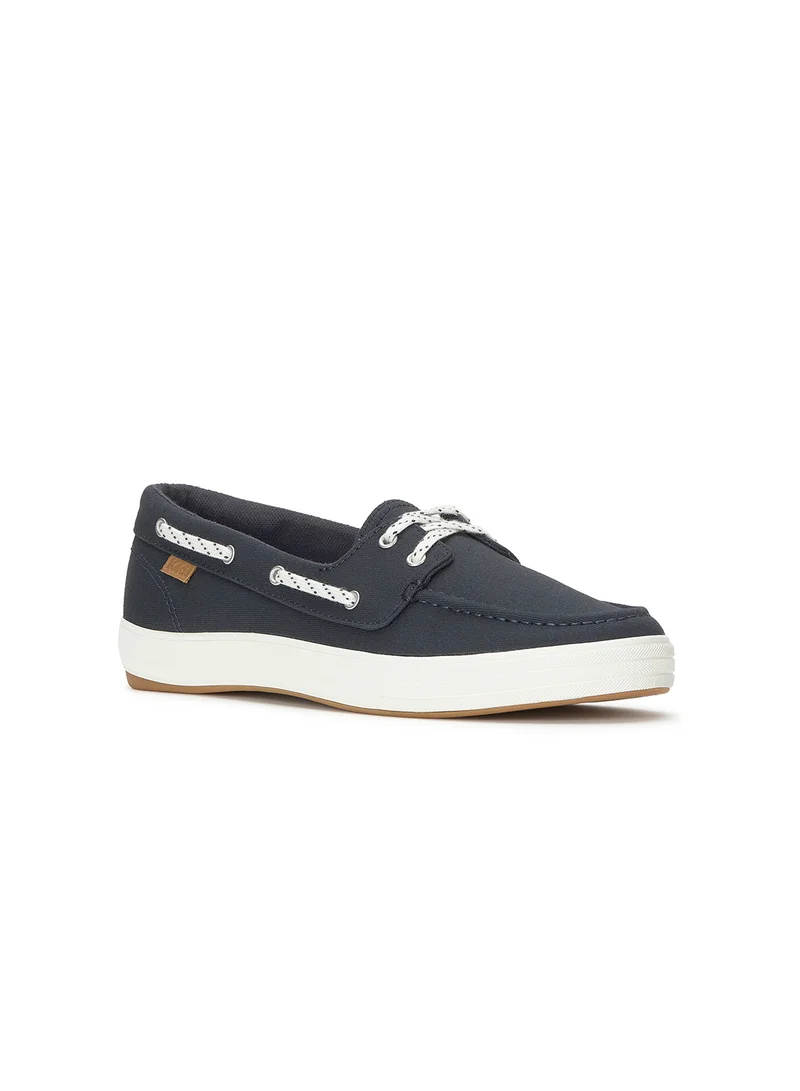 كيدز Keds Women's Center III Boat Shoe Casual Loafer Navy