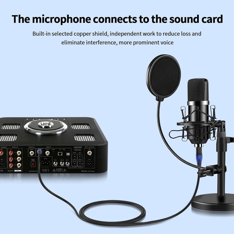 Device Of Urban Infotech كابل RCA إلى XLR كابل مزدوج RCA إلى XLR كابل 2 RCA إلى XLR ذكر كابل مزدوج XLR إلى RCA كابل ميكروفون XLR لمكبر الصوت الخلاط كابل الصوت (1.5 متر) - Image 4