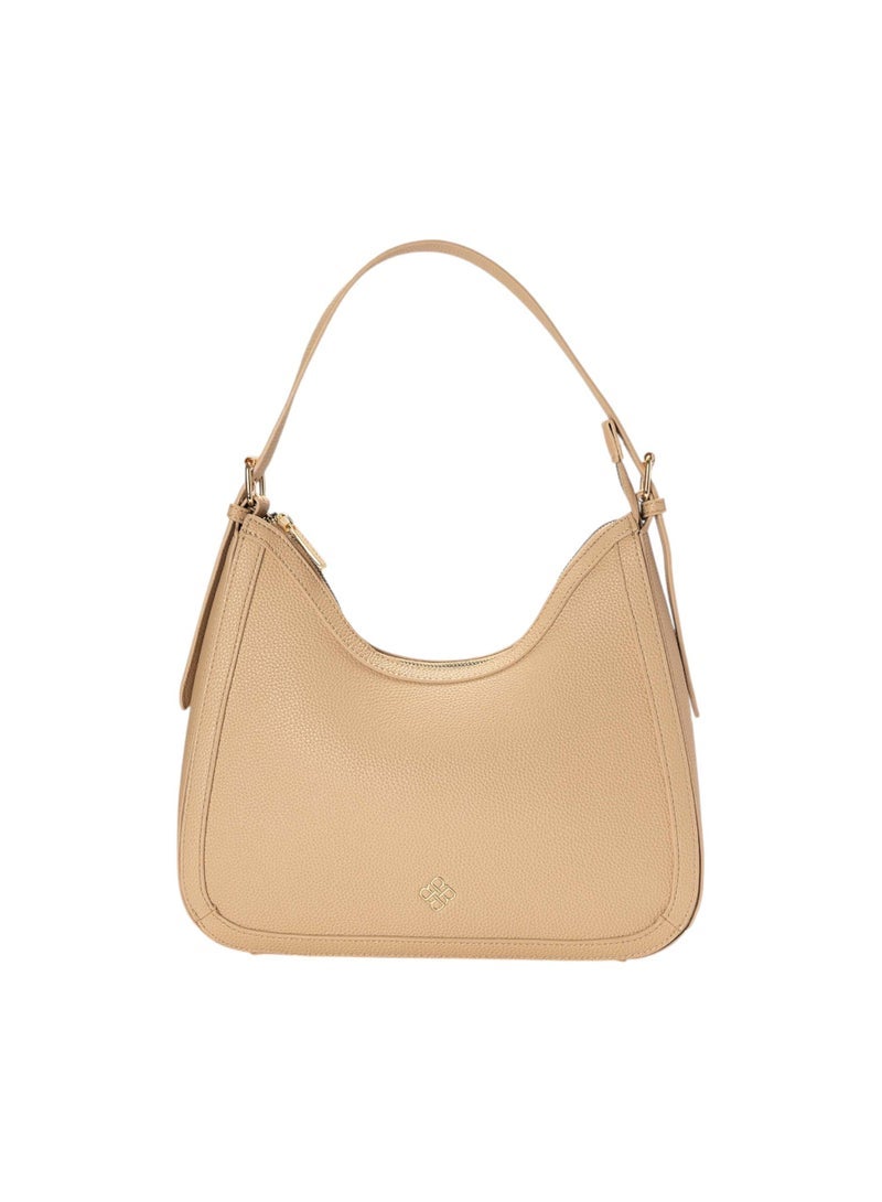 Bata Textured Shoulder Bag with Adjustable Strap - Image 1