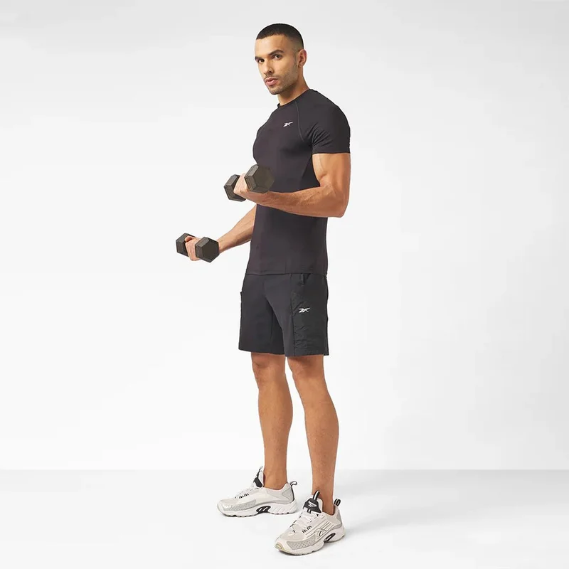 Reebok Black Reebok Arnie Muscle Men's Tee - Black for Men | Best Price UAE
