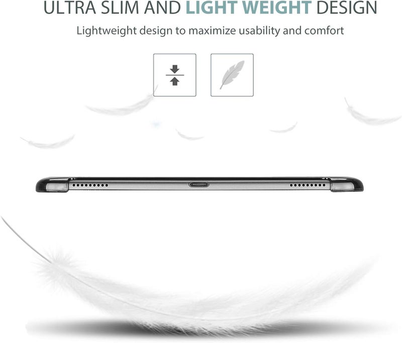 Procases Galaxy Tab A 10.1 Case 2019 Model T510 T515 T517, Slim Lightweight Stand Case Shell Cover For 10.1 Inch Galaxy Tab A Tablet Sm-T510 Sm-T515 Sm-T517 2019 Release -Black - Image 5