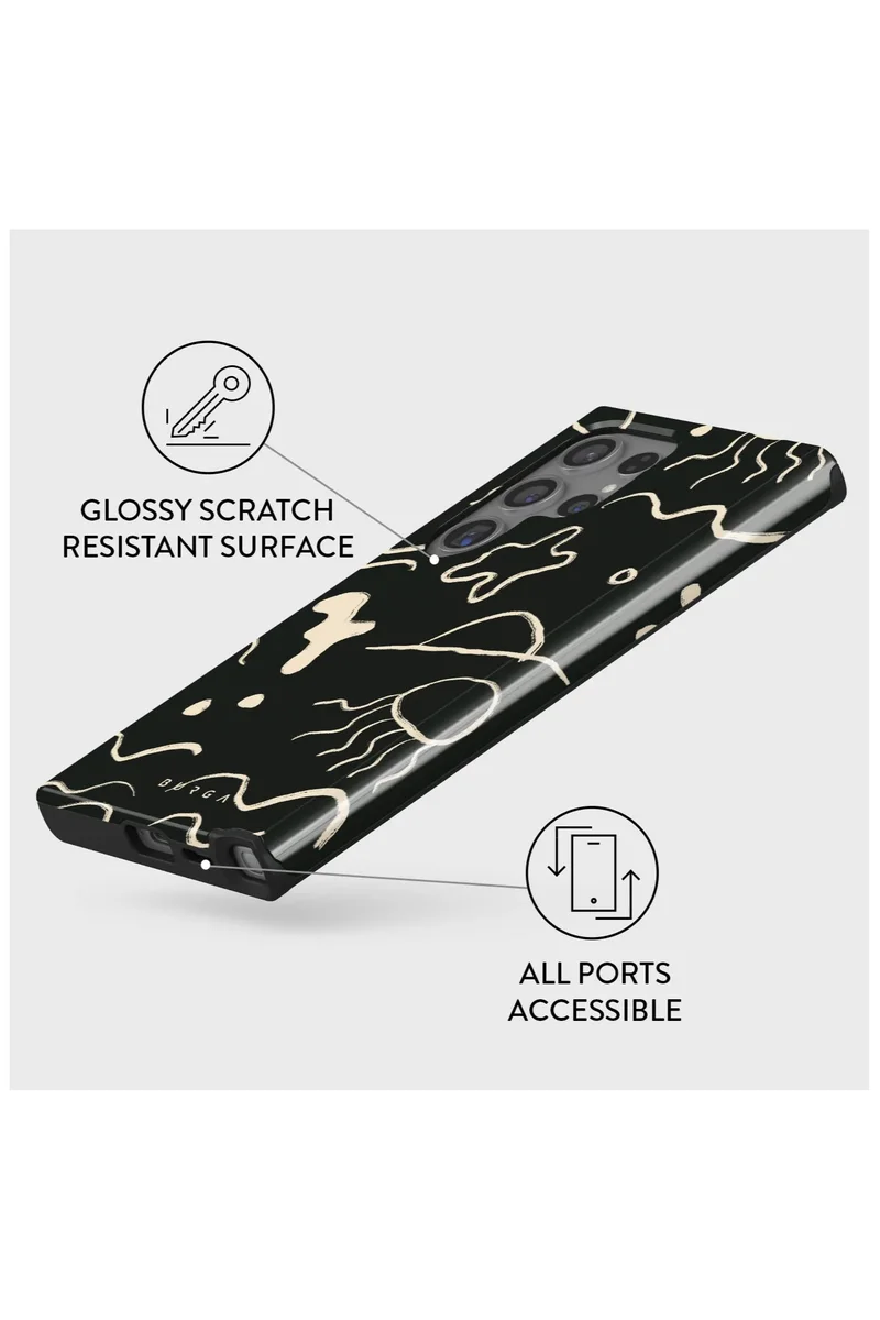 بورجا جراب سامسونج جالاكسي إس  ألترا - إكليبس لحماية الشاشة والكاميرا مطبوع