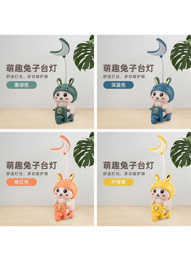 الأزرق جي دبليو كرتون قابل للطي جديد لشحن USB قراءة ضوء طاولة حماية العين ، ضوء مكتب الطلاب ، مصباح سرير غرفة نوم الأطفال - Image 1