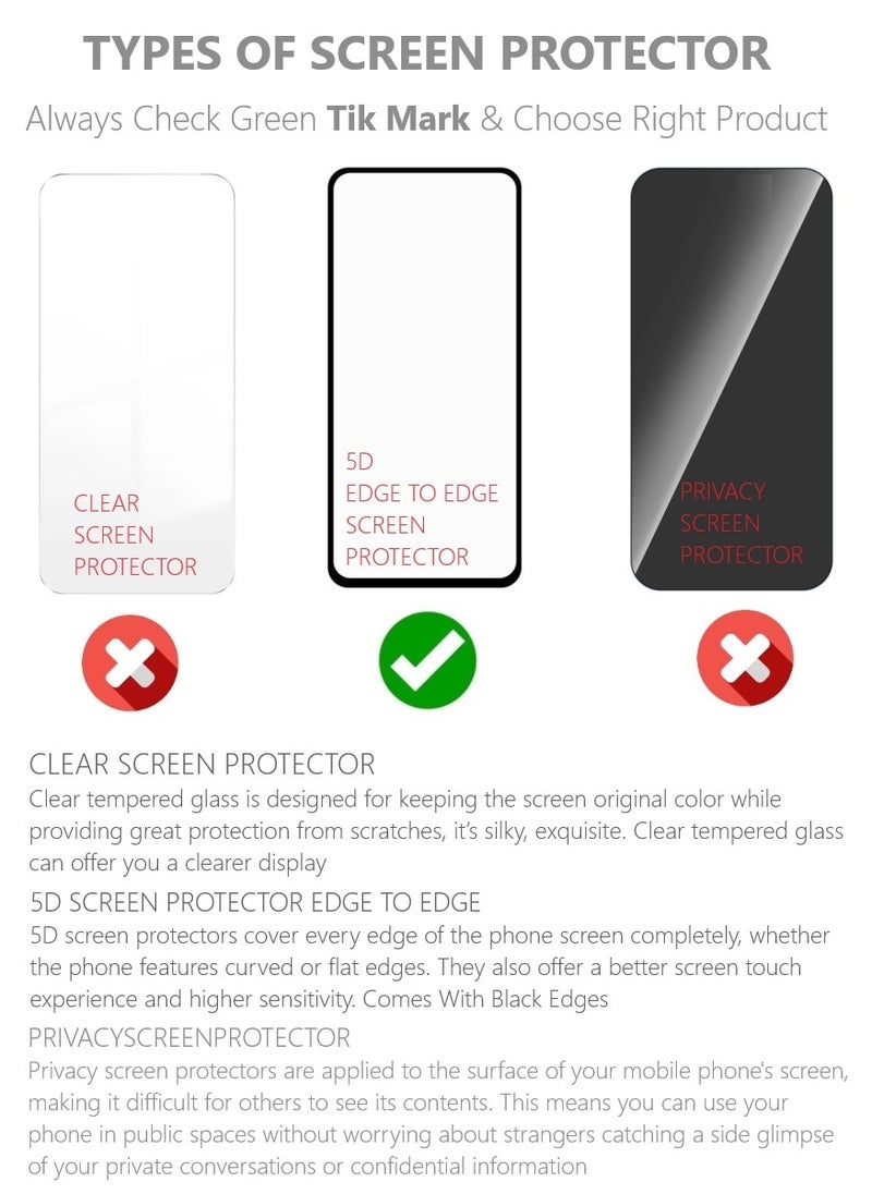 Tempered Glass Screen Protector 5D Designed For Xiaomi Poco X5 Pro Full Glue Edge to Edge Full Screen Coverage And Bubble Free - Image 5