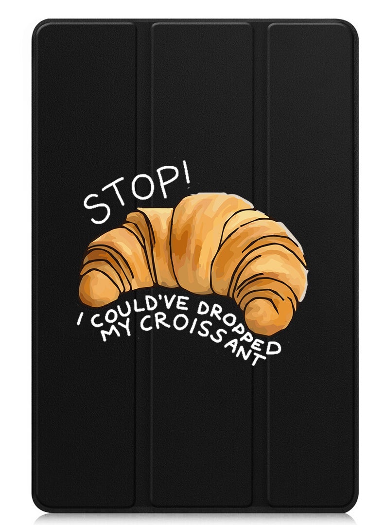 Theodor Protective Flip Case For Apple iPad Pro 13 (2024) With Trifold Stand Auto Wake Sleep Shockproof Cover Croissant B - Image 1