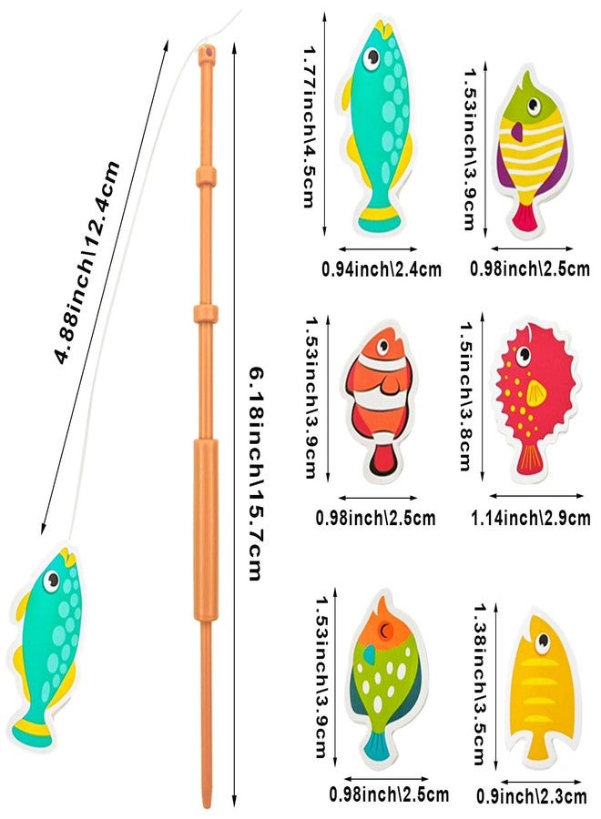 Capiant 12 PACK Mini Fish Pole Decoration, Fishing Birthday Party Decorations, Little Fisherman Fishing Pole Picks, Pole Picks Fishing Themed Party Supplies, Tropical Party Cocktail Cake Decor - Image 2