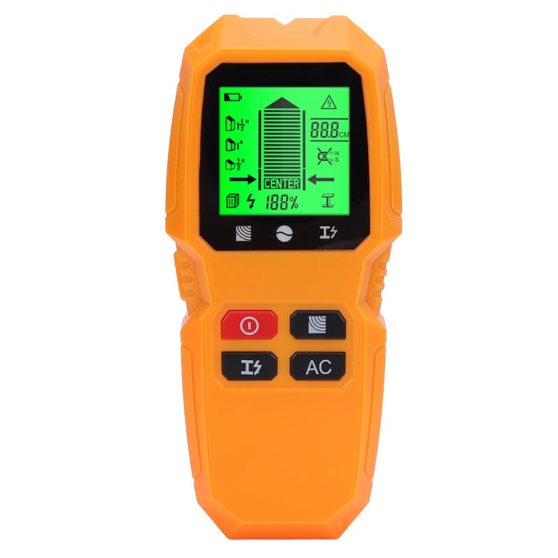 Stud Finder Wall Scanner: 5-In-1 Multi Functional Design, High Accuracy Sensor, Easy One-Click Operation - Clear LCD Display Stud Sensor for Home Renovation, Wall Drilling And Installation Workers - Image 2