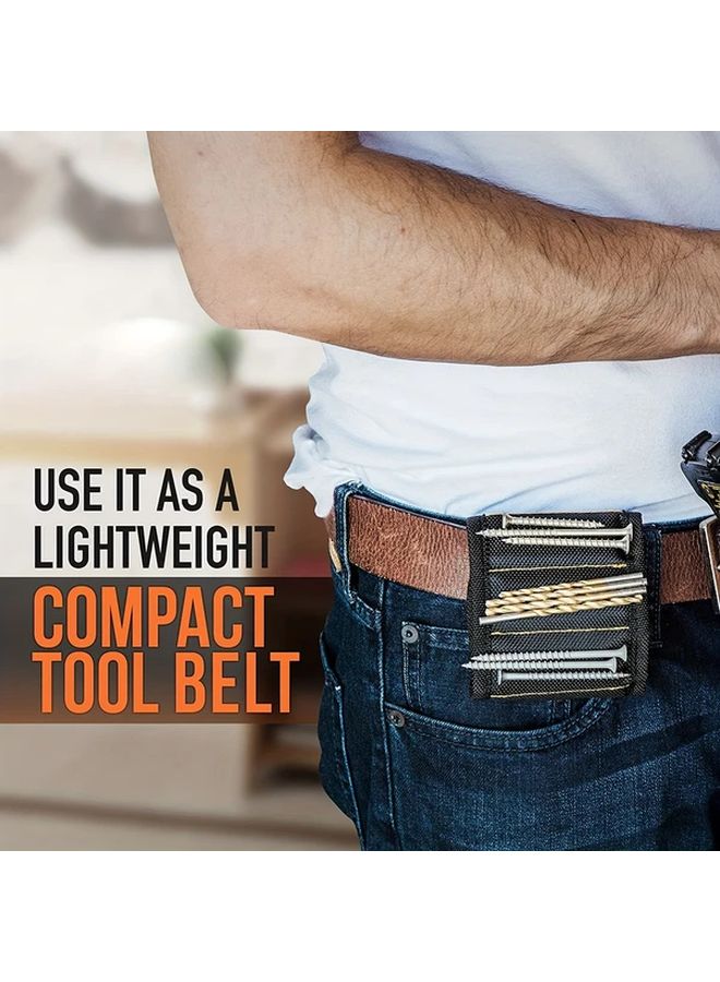 1pc Magnetic Wristband Organizer Adjustable Strap For Screws Nails Drill Bits - Image 5