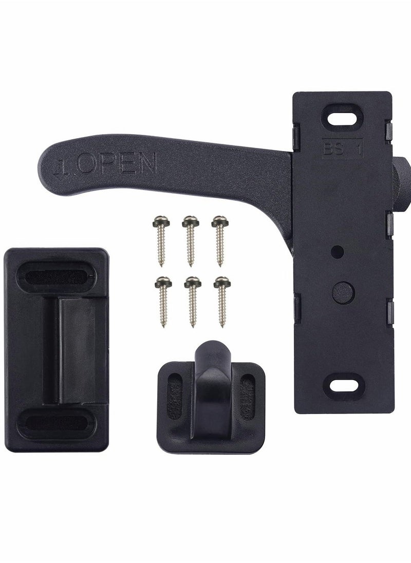 RV Screen Door Latch Handle Kit, Zinc Alloy Entry Hardware Right Hand for Camper, Motorhome, Travel Trailer (Right Hand)  - Image 5