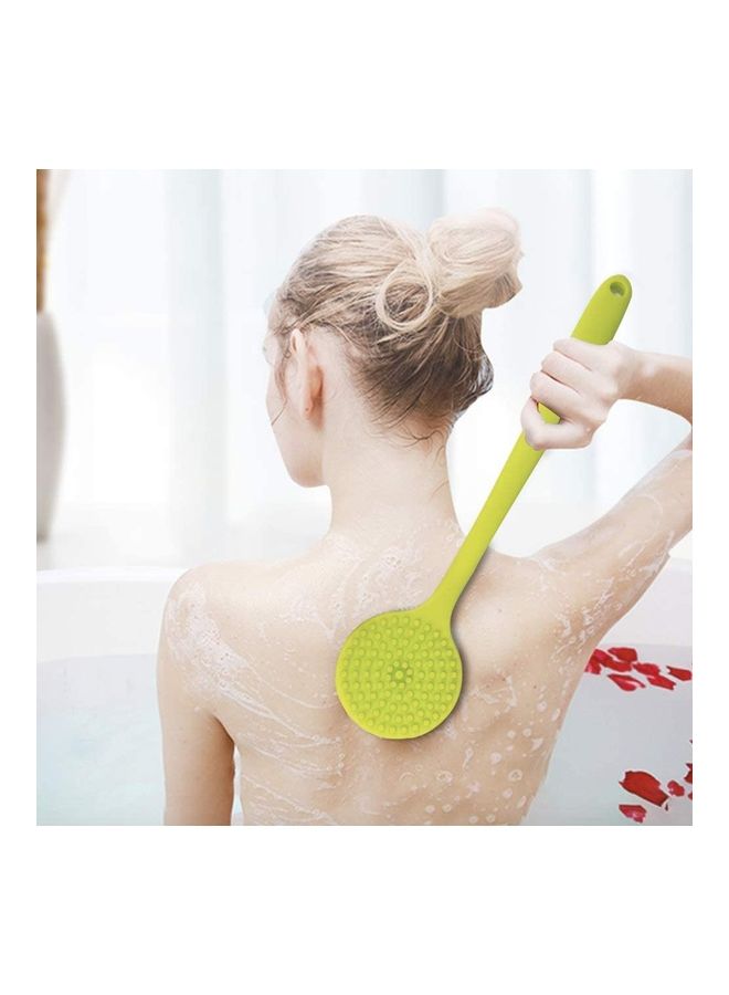 NIBEMINENT Silicone Body Brush With Ultra Soft Bristles Green 90grams - Image 5