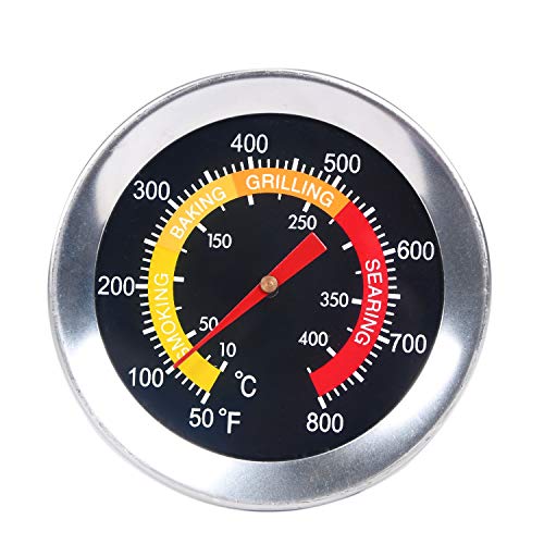 GasSaf BBQ Charcoal Grill Smoker Temperature Gauge Pit Thermometer Dial, 2-3/8 Inch Dial and 3 Inch Stem, High Temperature Range - 50F to 800F - Image 5