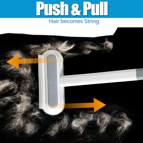 SWJDQS Pet Hair Removal Tool, Dog and Cat Hair Remover for Couch Carpet Furniture, 4 in 1 Multifunctional Pet Hair Removal Broom, Cleaning Brush for Window Tile, Reusable Washable, 1 Piece - Image 2