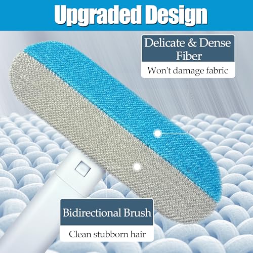 SWJDQS Pet Hair Removal Tool, Dog and Cat Hair Remover for Couch Carpet Furniture, 4 in 1 Multifunctional Pet Hair Removal Broom, Cleaning Brush for Window Tile, Reusable Washable, 1 Piece - Image 4