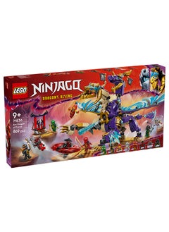 LEGO NINJAGO Arc Dragon of Focus Toy with 8 Minifigures and a Spinjitzu Spinner - Interactive Ninja Playset for 9+ Year Old Boys & Girls - Birthday Gift for Dragons Rising Fans - 71836 (869 pieces)  - Image 2