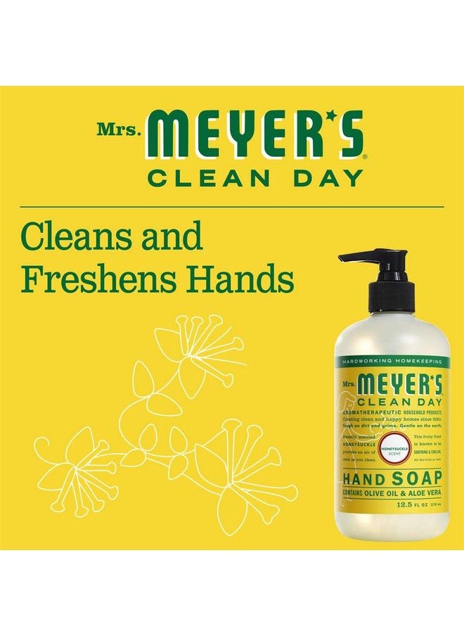 Mrs. Meyer's Clean Day Mrs. Meyer'S Hand Soap Made With Essential Oils Biodegradable Formula Honeysuckle 12.5 Fl. Oz  - Image 4