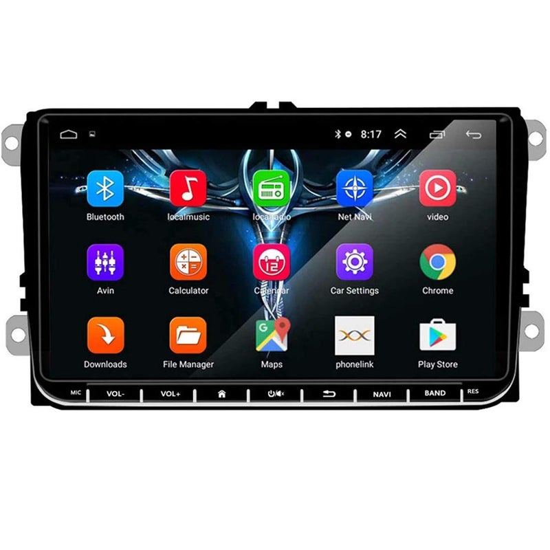 Generic GOFORJUMP 2 Din Android 9 "GPS Navigation Car Stereo Radio Media Player for Bora Golf VW Polo Volkswagen Passat B6 B7 Touran  - Image 1