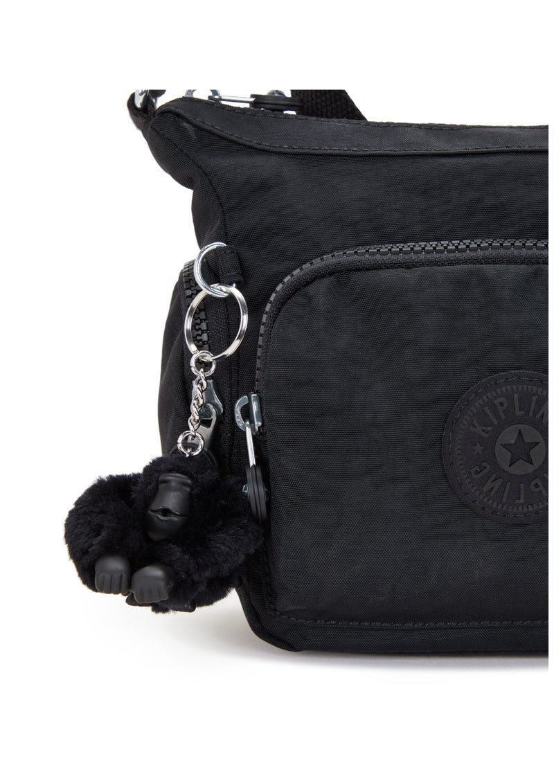 Gabbie Mini Small shoulder bag with adjustable strap Black Noir