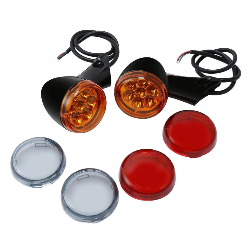 إشارة انعطاف أمامية كروم لـ Harley XL48 XL1200X 2016-2022 - Image 1