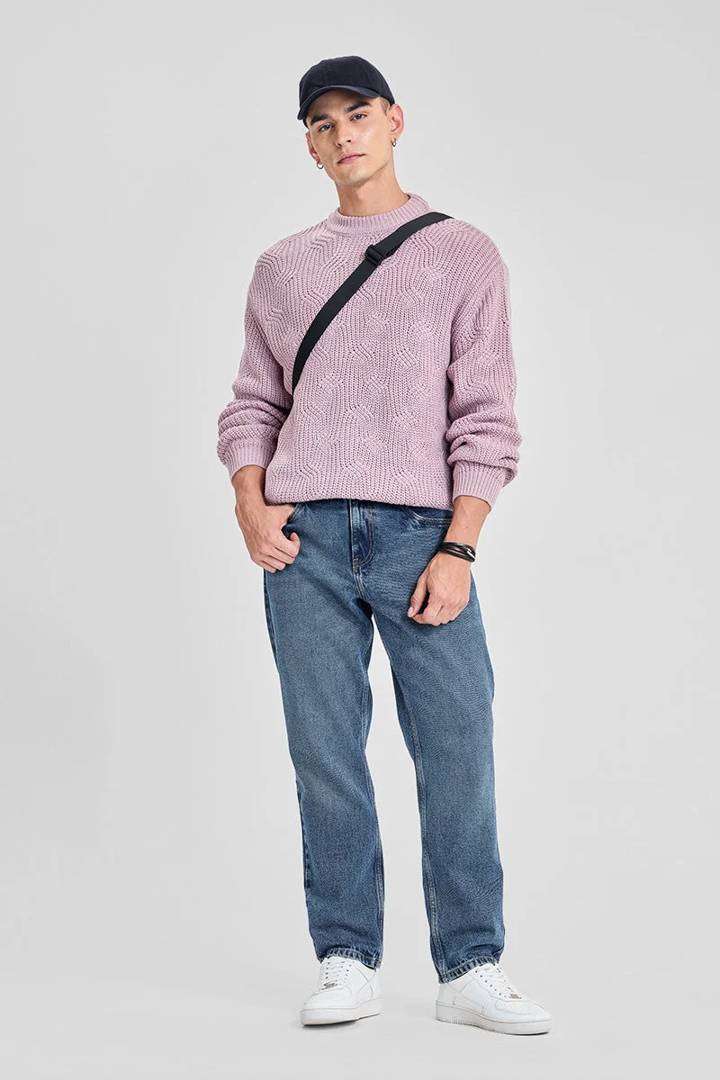 SNITCH Cable Knit 100% Acrylic Sweater