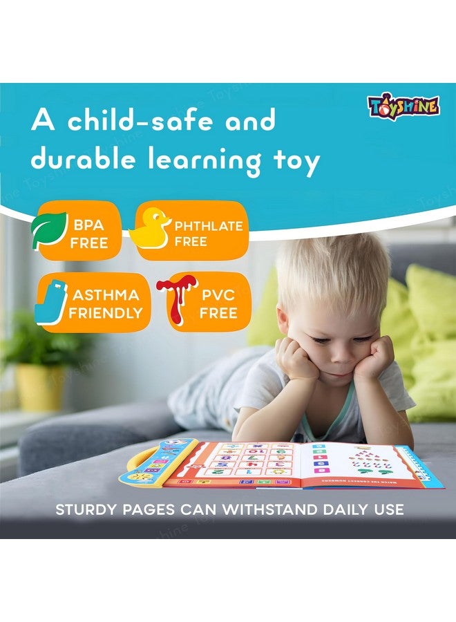 توي شاين كتاب تعليمي إلكتروني تفاعلي من Toyshine، كتاب تعليمي صوتي باللغة الإنجليزية للأطفال بعمر 3 سنوات فما فوق، موديل B، متعدد الألوان - Image 2