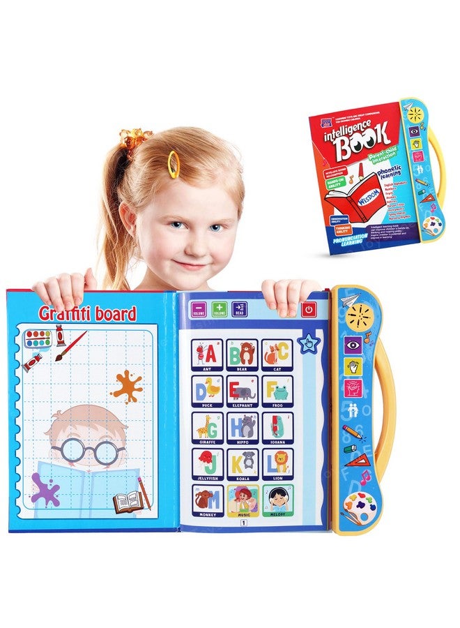 توي شاين كتاب تعليمي إلكتروني تفاعلي من Toyshine، كتاب تعليمي صوتي باللغة الإنجليزية للأطفال بعمر 3 سنوات فما فوق، موديل B، متعدد الألوان - Image 1