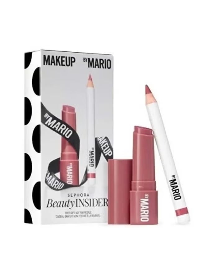 Makeup by Mario Balsam Lipstick with a glossy finish in Rosewood - Image 3
