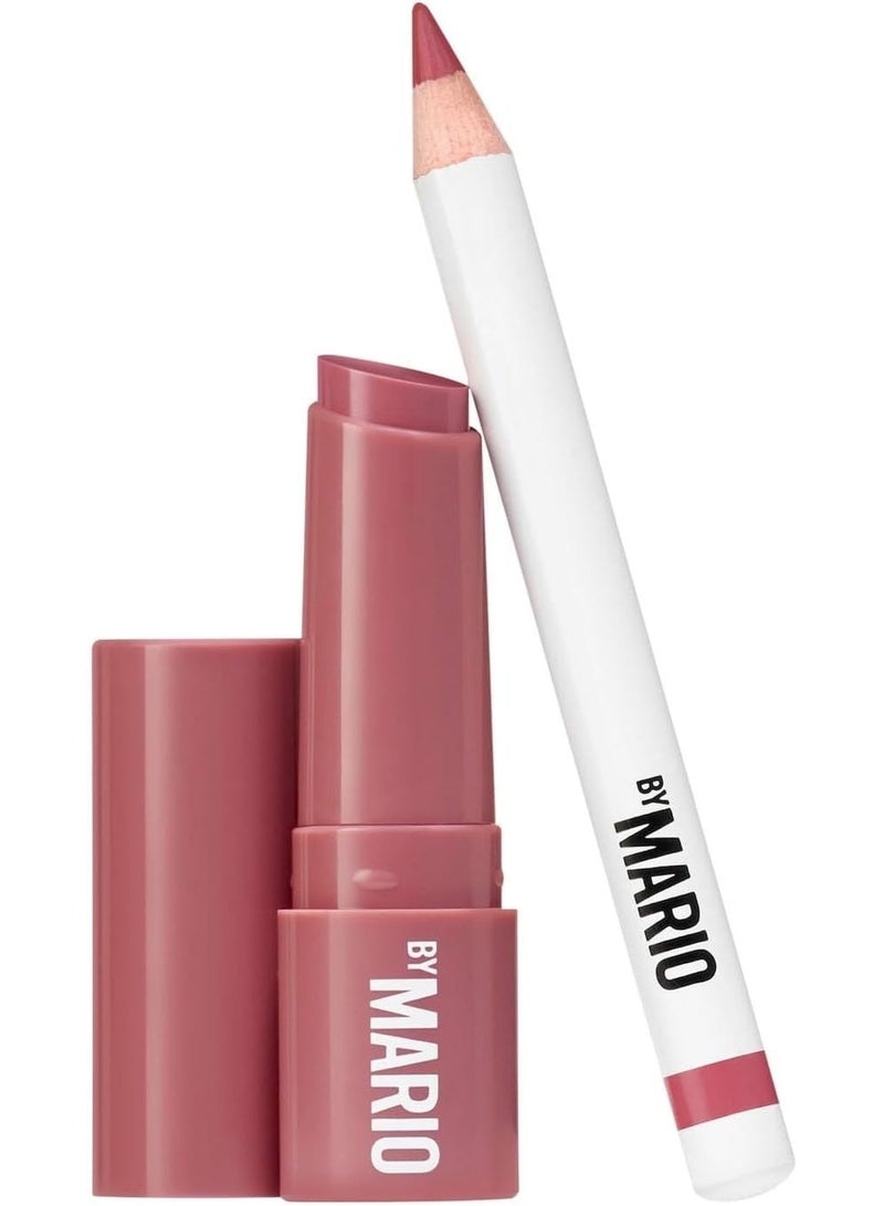 Makeup by Mario Balsam Lipstick with a glossy finish in Rosewood - Image 1