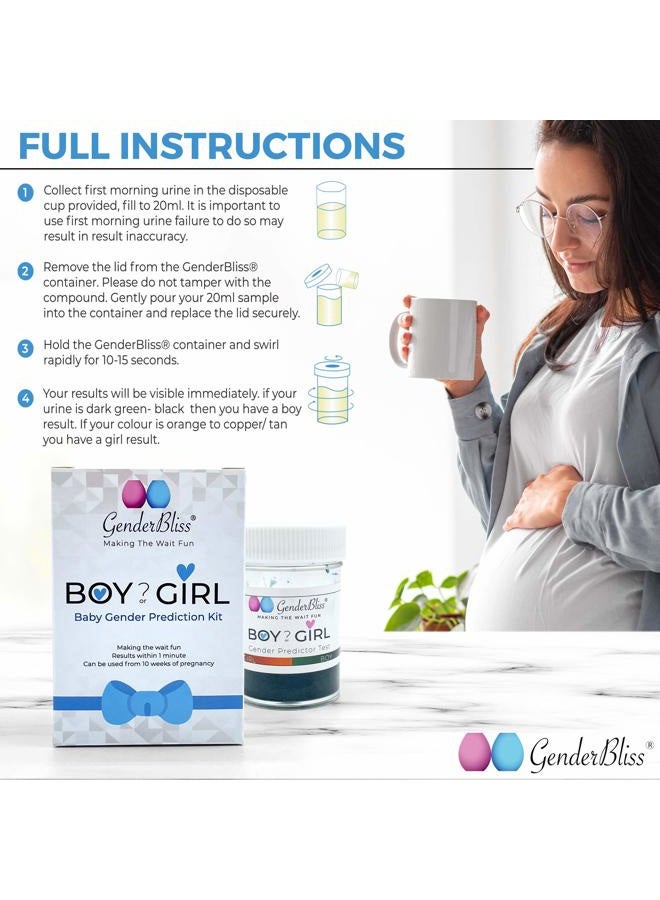 GenderBliss مجموعة اختبار توقع جنس الطفل GenderBliss® - اختبار الكشف عن جنس الحمل المبكر - غير جراحي وآمن للأم والطفل. اكتشف جنس طفلك في وقت مبكر يصل إلى 10 أسابيع! - Image 5